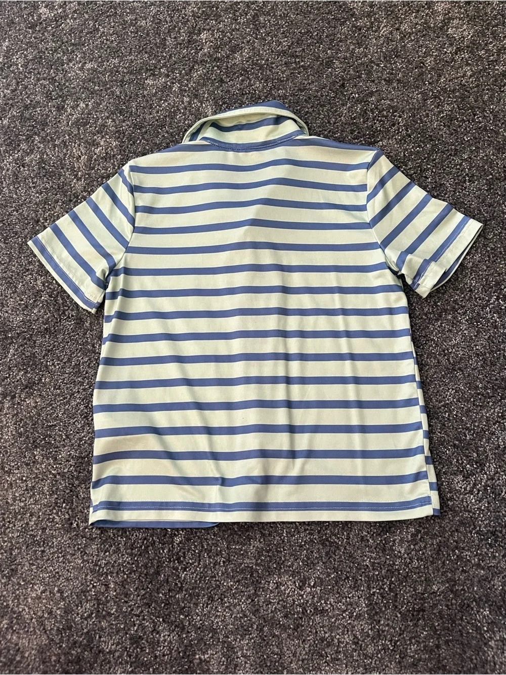 Carter's Blue and Cream Striped Polo Shirt for Kids